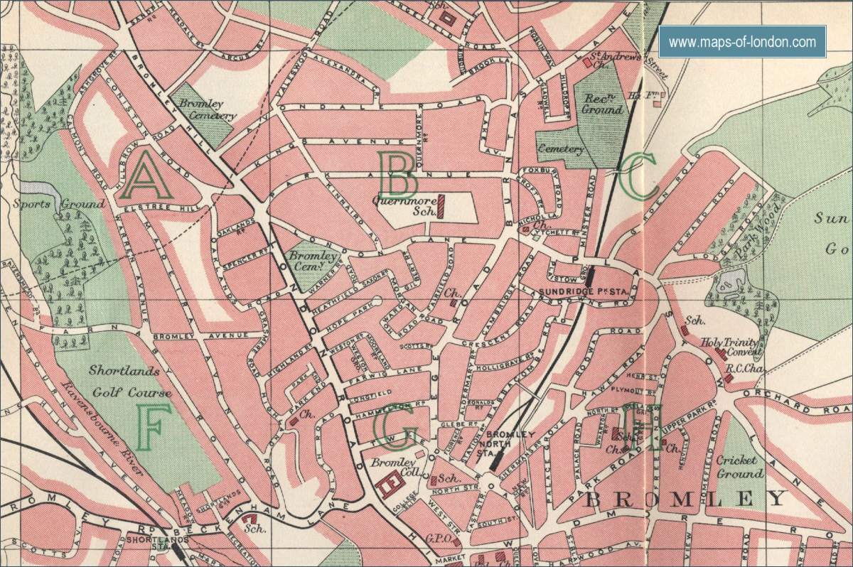 Map Bromley 1 