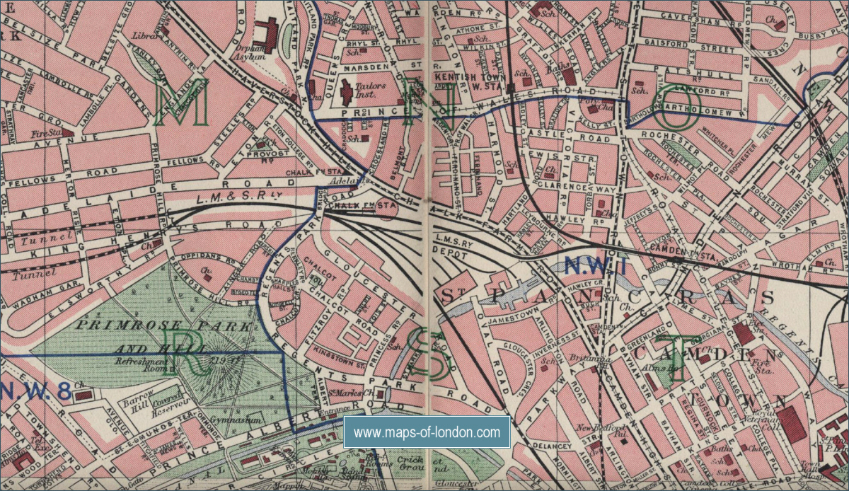 hampstead map