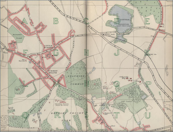 map of Bushey, London