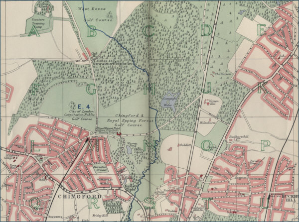 Map of Chingford, London