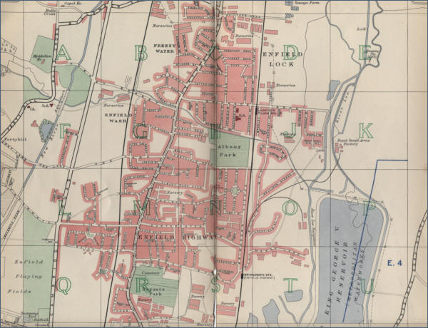 Map Enfield Lock