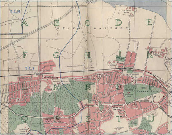 Map of Erith, London