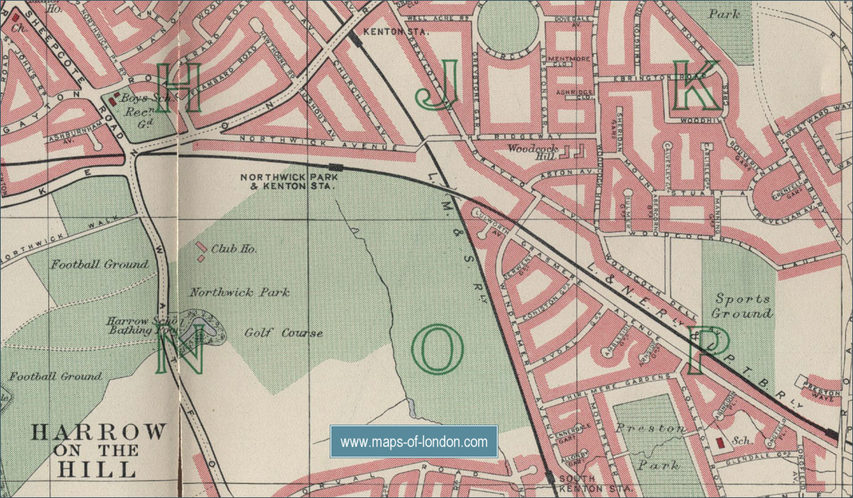 Map of Harrow, London