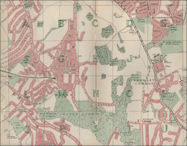 Map of Hayes, London