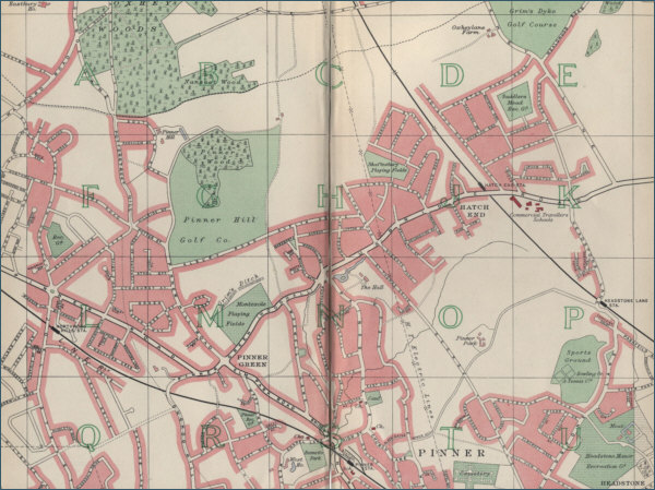 Map of Pinner, London