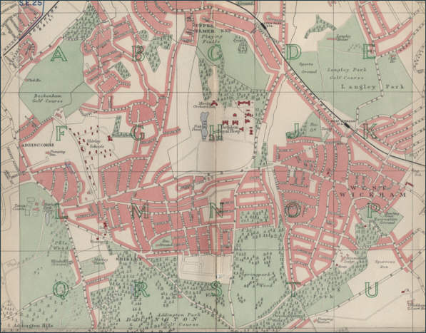 Map of Shirley, London